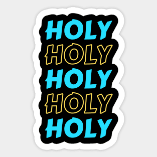 Holy | Christian Sticker